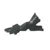 HOMESCAPES Türstopper liegende Katze, Schwarz, 494g Produktbild-Vorschau 3