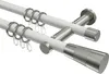 Interdeco Gardinenstange / Vorhangstange Weiß / Produktbild-Vorschau 1