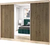 Schwebetürenschrank, 3-türig Schrank mit 4 Schubladen, und Produktbild-Vorschau 2