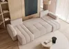 Wohnlandschaft U-Form Orto U Manila 02 Beige Samtvelours Produktbild-Vorschau 7