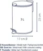 KELA Kosz kosmetyczny 3 l Maty beżowy KL-23619 Podgląd zdjęcia produktu 6