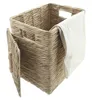 Panier à linge en jacinthe d'eau avec couvercle, 34x26x45 Voir les images du produit 4