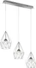 Wofi LED Pendelleuchte Amy Chrom 3 x 10,5W 3498lm warmweiß Produktbild-Vorschau 2