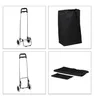 Relaxdays Einkaufstrolley klappbar, Abnehmbare Tasche 28 L, Produktbild-Vorschau 6