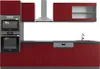 Küchenzeile Vicco R-Line Rot/Anthrazit 300 cm J-Shape, mit Produktbild-Vorschau 1