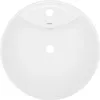 A top-down view of a white ceramic sink with two holes. Náhľad obrázku produktu