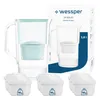 Wessper D1 SOLID waterfilterkan, mintgroen, met 10 AquaMax Productafbeelding-voorbeeld 1