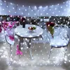 1.5X1.5M 96LED Lichtervorhang Lichterkette 8 Lichtmodi Produktbild-Vorschau 4
