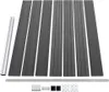 vidaXL Zaunelement Set WPC 353x146 cm Schwarz Produktbild-Vorschau 4