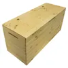 A wooden storage box on a white background. Anteprima dell’immagine prodotto
