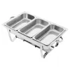 9L Chafing Dish Buffet set Speisewärmer Wärmebehälter mit 3 Produktbild-Vorschau 8