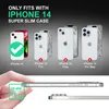 Hülle für iPhone 14 - Klar Kratzfest Transparent Hard Back Produktbild-Vorschau 4
