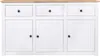 vidaXL Kredens biały 135x40x80 cm drewno sosnowe Panama Podgląd zdjęcia produktu 1