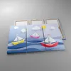 Bild auf Leinwand - Leinwandbild - Origami boot meer himmel Produktbild-Vorschau 2