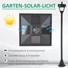Outsunny Solar Laterne Gartenlaterne Wegleuchte mit LED 30 Produktbild-Vorschau 6