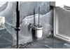 Gedy NEVIS toiletborstel, hangend, keramiek, chroom Productafbeelding-voorbeeld 4