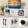 COSTWAY 3- in-1 TV-Schrank, Fernsehtisch für Fernseher bis Produktbild-Vorschau 7