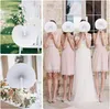 24x Weiße Papier Handfächer für Hochzeit Gäste & Deko Produktbild-Vorschau 4