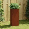vidaXL Pflanzkübel 40x34,5x75 cm Cortenstahl Produktbild-Vorschau 2