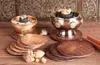 Gefäßuntersetzer aus Holz mit Blume des Lebens - 4er Set - Produktbild-Vorschau 5