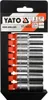A set of 8 deep socket wrenches in a black plastic holder with orange inserts, presented against a white background. Anteprima dell’immagine prodotto