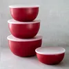 KitchenAid Küchenschüsseln mit Deckel, 4er-Set Voir les images du produit 8