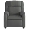 A front view of a dark gray fabric massage chair. Anteprima dell’immagine prodotto