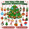 24 Tage Mini Christmas Brick Ornament Adventskalender Produktbild-Vorschau 4