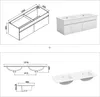 Waschtisch mit Unterschrank 120cm BERGEN Badmöbel Set Produktbild-Vorschau 8