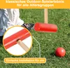 Aopunly gioco di croquet in legno per 4 giocatori per Anteprima dell’immagine prodotto 5