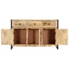 vidaXL Buffet 120x35x76 cm bois massif Mango Voir les images du produit 3