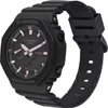A black Casio G-Shock watch with rose gold accents is shown against a white background. Voir les images du produit