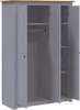VidaXL 282662, Grau, Garderobe, 4 Regale, 3 Tür(en), Grau, Produktbild-Vorschau 20