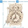 3D-Puzzles, 3D Puzzle Eule Uhr Modellbau aus Holz mit Timer Produktbild-Vorschau 2