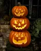 Großer Halloween Kürbis Turm mit LED Licht 50cm Produktbild-Vorschau 4