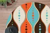 MuchoWow® Mauspad Mousepad Retro - Kreis - Design 40x40 cm Produktbild-Vorschau 2