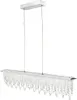 Design LED Hängelampe mit Kristallen und Fernbedienung Produktbild-Vorschau 1