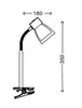 Lampe à pince BRILONER LEUCHTEN JAM, 40 W, IP20, couleur Voir les images du produit 3