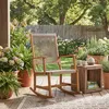Schaukelstuhl HWC-P73, Garten Outdoor Wippstuhl Relaxstuhl Produktbild-Vorschau 9