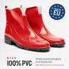 Krótkie gumowe buty damskie Ladeheid LA-930 (czerwony, 39) Podgląd zdjęcia produktu 2