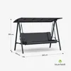 Blumfeldt Stabiler Hängesessel, Gartenmöbel für bis zu 3 Produktbild-Vorschau 8
