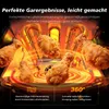 XXL Heißluftfritteuse 10 L Doppelkorb Airfryer 2700 W, Produktbild-Vorschau 6