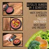 Burgerpresse mit 100 Blatt Burger Papier, 4 Patty Größen Produktbild-Vorschau 4