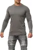 Mivaro Herren Langarmshirt Basic aus 100% Baumwolle – Produktbild-Vorschau 1