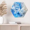 DEQORI Glasbild Echtglas 55x48 cm 'Zweifarbiger Qualm' Produktbild-Vorschau 4