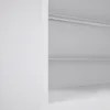 A close-up view of a white shoe cabinet with shelves. Anteprima dell’immagine prodotto