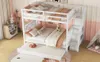 Sweiko 140x200cm lit superposé, étagère d'escalier, équipé Voir les images du produit 14