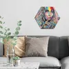 DEQORI Glasbild Echtglas 40x35 cm 'Indigene Schönheit' Produktbild-Vorschau 3