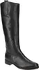 A black leather boot on a white background. Produktbild-Vorschau