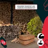 KOTARBAU® Panier Osier 60 x 50 cm Panier Buche Osier avec Voir les images du produit 8